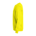 Visibility Yellow - Lifestyle - Clique Unisex Adult Basic Round Neck Sweatshirt