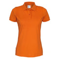 Orange - Front - Cottover Womens-Ladies Pique Lady T-Shirt