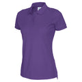 Purple - Side - Cottover Womens-Ladies Pique Lady T-Shirt