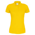 Yellow - Front - Cottover Womens-Ladies Pique Lady T-Shirt