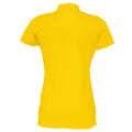 Yellow - Back - Cottover Womens-Ladies Pique Lady T-Shirt