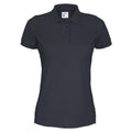 Navy - Front - Cottover Womens-Ladies Pique Lady T-Shirt