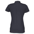 Navy - Back - Cottover Womens-Ladies Pique Lady T-Shirt