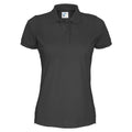 Black - Front - Cottover Womens-Ladies Pique Lady T-Shirt