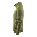 Moss Green - Side - James Harvest Womens-Ladies Melville Full Zip Jacket