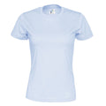 Sky Blue - Front - Cottover Womens-Ladies Organic T-Shirt