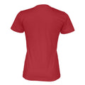 Red - Back - Cottover Womens-Ladies Organic T-Shirt