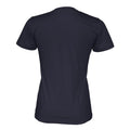 Navy - Back - Cottover Womens-Ladies Organic T-Shirt