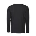 Black - Back - James Harvest Mens Stoneton Melange Long-Sleeved Sweatshirt