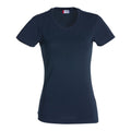 Dark Navy - Front - Clique Womens-Ladies Carolina T-Shirt