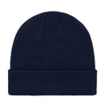 Dark Navy - Back - Clique Unisex Adult Hubert Knitted Beanie