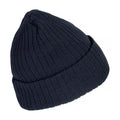 Dark Navy - Side - Clique Unisex Adult Milas Beanie