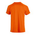 Visibility Orange - Back - Clique Mens Premium Active T-Shirt