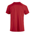 Red - Back - Clique Mens Premium Active T-Shirt