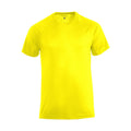 Visibility Yellow - Front - Clique Mens Premium Active T-Shirt