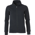 Black - Front - Clique Womens-Ladies Classic Full Zip Sweatshirt