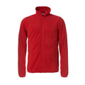 Red - Front - Clique Mens Basic Microfleece Fleece Jacket