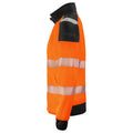 Orange-Black - Lifestyle - Projob Mens Hi-Vis Sweatshirt