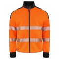 Orange-Black - Front - Projob Mens Hi-Vis Sweatshirt