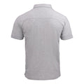 Ash - Back - James Harvest Mens Shellden Jacquard Polo Shirt