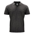 Anthracite Melange - Front - Clique Mens Classic Polo Shirt