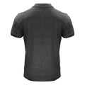 Anthracite Melange - Back - Clique Mens Classic Polo Shirt