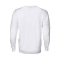White - Back - Printer Mens Forehand Knitted V Neck Sweatshirt