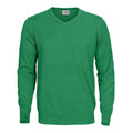 Fresh Green - Front - Printer Mens Forehand Knitted V Neck Sweatshirt