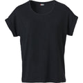 Black - Front - Clique Womens-Ladies Katy Loose Fit T-Shirt