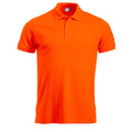 Visibility Orange - Front - Clique Mens Manhattan Polo Shirt