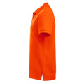 Visibility Orange - Side - Clique Mens Manhattan Polo Shirt