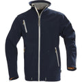 Navy - Front - James Harvest Mens Snyder Soft Shell Jacket