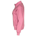 Pink - Side - Cottover Unisex Adult Half Zip Sweatshirt