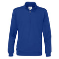 Royal Blue - Front - Cottover Unisex Adult Half Zip Sweatshirt