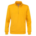 Yellow - Front - Cottover Unisex Adult Half Zip Sweatshirt