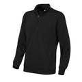 Black - Side - Cottover Unisex Adult Half Zip Sweatshirt