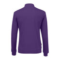 Purple - Back - Cottover Unisex Adult Half Zip Sweatshirt