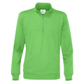 Green - Front - Cottover Unisex Adult Half Zip Sweatshirt