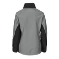 Stone - Back - Projob Womens-Ladies Soft Shell Jacket