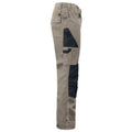 Khaki Brown - Side - Projob Mens Cargo Trousers