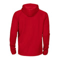 Red - Back - Projob Mens Functional Hooded Jacket