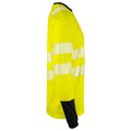 Yellow-Black - Lifestyle - Projob Mens Reflective Tape Sweatshirt