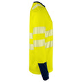 Yellow-Navy - Lifestyle - Projob Mens Reflective Tape Sweatshirt