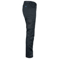 Black - Side - Projob Mens Stretch Cargo Trousers