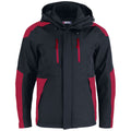 Red-Black - Front - Clique Unisex Adult Stafford Jacket