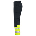 Yellow-Black - Lifestyle - Projob Mens High-Vis Cargo Trousers