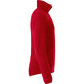 Red - Side - Clique Womens-Ladies Basic Polar Fleece Jacket
