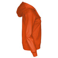 Orange - Side - Cottover Womens-Ladies Full Zip Hoodie