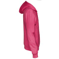 Dark Cerise - Side - Cottover Mens Full Zip Hoodie