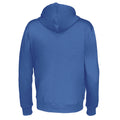 Royal Blue - Back - Cottover Mens Full Zip Hoodie